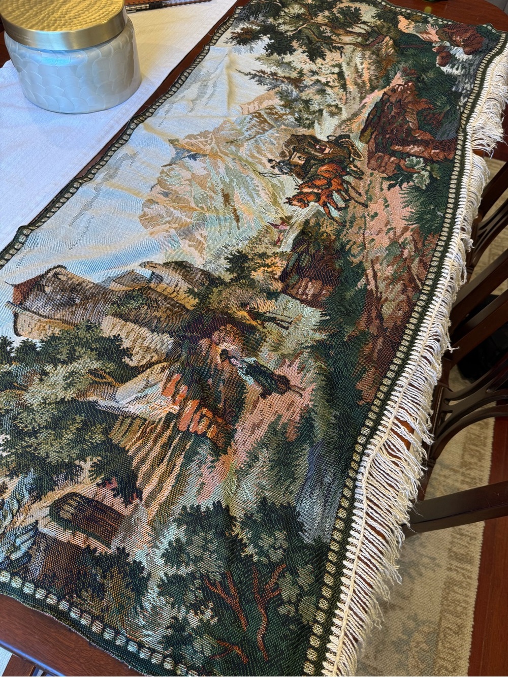 Vintage Tapestry Wall Hanging